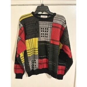 Vintage Patchwork Sweater Size M